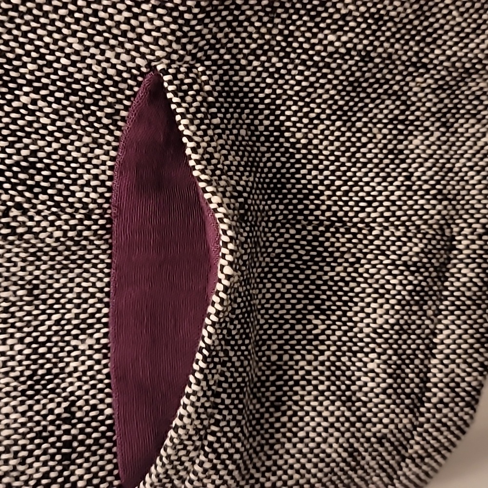 KALM Tweed Vest with Plum Lining & Sun Patch Size Medium - Picture 4 of 8